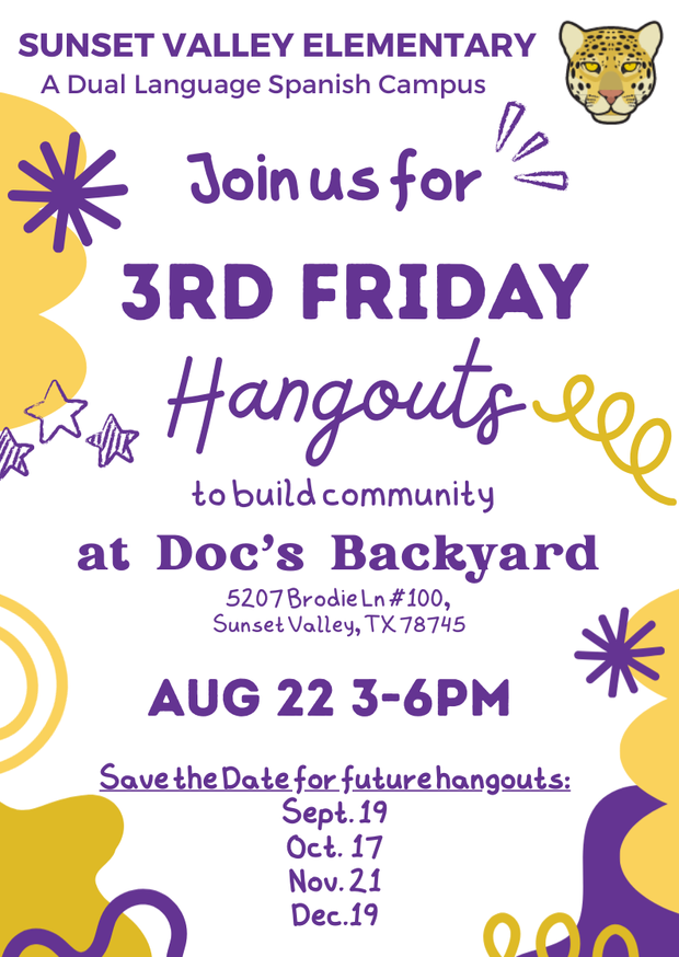 3rd Friday Hangouts at Doc's flyer