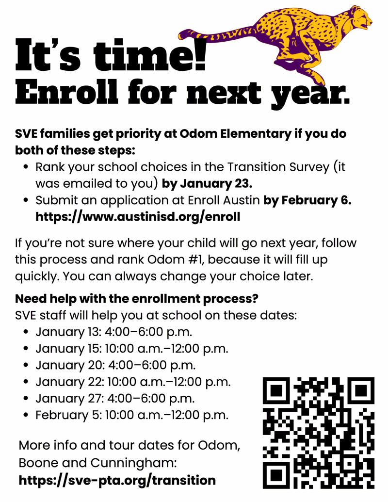 Enrollment flyer